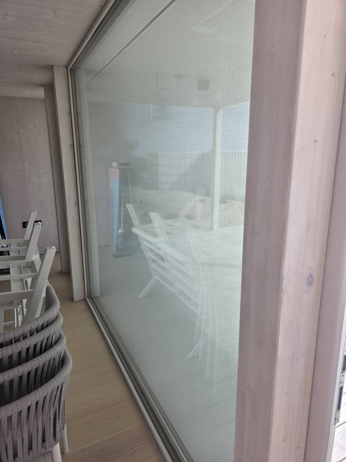 Glasschiebetür zur Terrasse